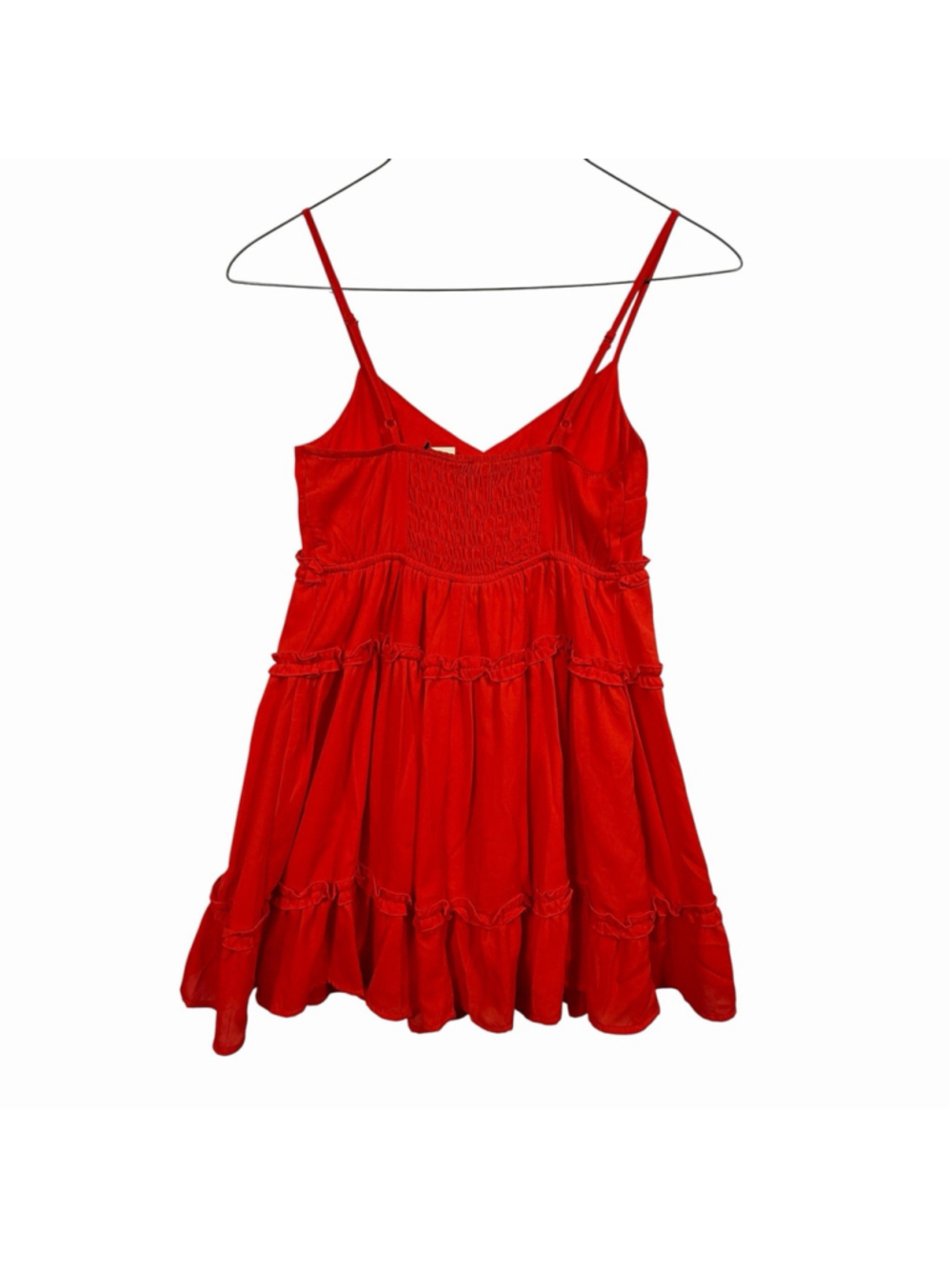Trixxi Mini Dress Ruffle Tiered Romantic Feminine Women's Size Small NWT - Picture 2 of 8